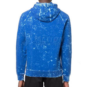 Sudaderas con capucha de manga larga de alta calidad para hombre Basics Acid Wash con estampado de logotipo personalizado para hombre Basics Acid Wash Hoodies - Product Image 2