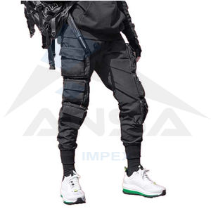 มาใหม่กางเกงคาร์โก้ออกแบบลําลองข้อเท้าผูกเชือกฝ้ายผู้ชายสวมทนกางเกงคาร์โก้ฮิปฮอป - Product Image 2