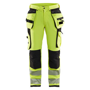 Vêtements de travail pour hommes, pantalon cargo de sécurité avec bandes réfléchissantes haute visibilité et multi-poches - Product Image 5