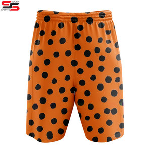 Pantalones Cortos Deportivos de Malla para Hombre, Estilo Urbano Informal, Cintura Media, Transpirables, de Secado Rápido, Impresión por Sublimación, Servicio OEM - Product Image 6