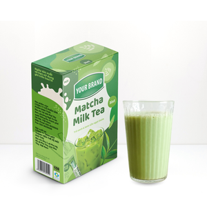 Muestras gratis Bebida instantánea en polvo 3 en 1 Té de la leche en polvo Otras etiquetas de paquete personalizado de alimentos y bebidas Té Boba en polvo - Product Image 4