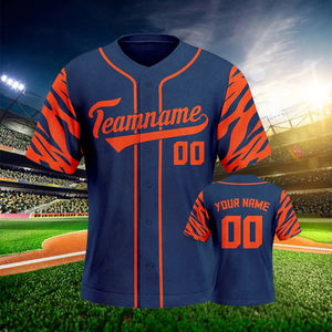 Jersey de béisbol personalizado, camiseta de béisbol de equipo personalizado con número de nombre, camisa con botones, cárdigan abierto transpirable Unisex - Product Image 2