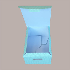 5 cajas de regalo de Paloma de Pascua 1000g papel verde con cordones 235x335H140mm suministros de vacaciones - Product Image 2