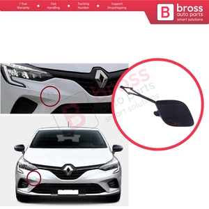 Cubierta de Gancho de Remolque Delantero BSP1206 Pre-Imprimada para Clio MK5 V B7 BJA 2019-2023 Pre-Facelift 511806272R - Product Image 5