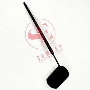 Boîtes à outils rectangulaires et en forme de papillon en acier inoxydable noir mat avec logo personnalisé pour le stockage de salon pour les outils d'extension de cils - Product Image 6