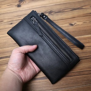 กระเป๋าสตางค์หนังแบบพับได้ป้องกัน RFID พร้อมที่ชาร์จไร้สายแบตเตอรี่สำรองขนาด6000mAh สำหรับการเดินทางและการใช้งานทางธุรกิจ - Product Image 6