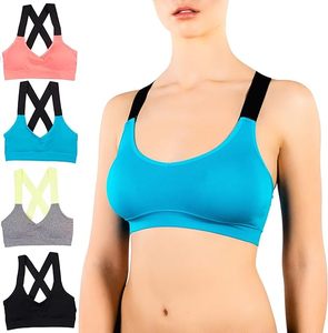 Sujetador deportivo para mujer con construcción de soporte sin costuras y material de secado rápido para entrenamientos de alta energía y actividad diaria - Product Image 1