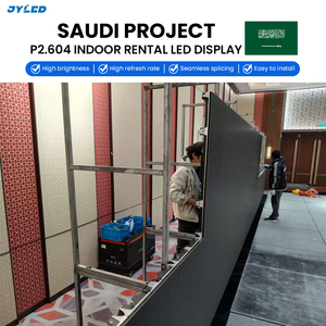 Écran LED publicitaire intérieur, mur d'affichage vidéo, location, meilleure qualité, pour football, café, cube, armoire incurvée, toile de fond de scène - Product Image 2