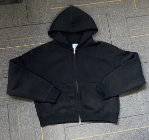 Sudadera con Capucha Extra Grande Personalizada para Hombre, Sudadera de Forro Polar, Ropa de Calle, Invierno, Cálida, Gruesa, de Algodón, Diseño Liso - Product Image 6