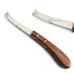 Cuchillo de corte afilado Mango de madera Herramientas de herrador Caballo Oveja Cabra Cuchillo de pezuña suizo Herramientas de herrador Instrumentos de mango de madera - Product Image 5