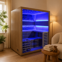 Ruang Sauna Inframerah Jauh Hemlock Modern Omni Commercial untuk Klub Kesehatan, Hotel Boutique, Fasilitas Pemulihan, dan Pasokan Grosir