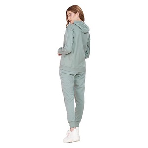 ชุดเสื้อแขนยาวมีฮู้ดสำหรับผู้หญิงชุดวอร์มแบบดึงขึ้นได้กันน้ำสำหรับฤดูหนาว - Product Image 2