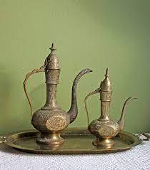 Aftaba décoratif en laiton émaillé - Product Image 6