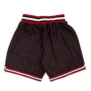 Pantalones cortos de poliéster personalizados para gimnasio para hombre, pantalones cortos deportivos de baloncesto de estilo sólido de alta calidad con decoración de encaje, venta al por mayor, 2024 - Product Image 4