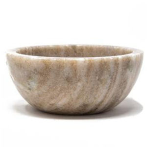 Elegante cuenco de mármol natural tallado, cuenco decorativo de mármol blanco hecho a mano para decoración del hogar, cuenco de mesa a precio de fábrica - Product Image 3