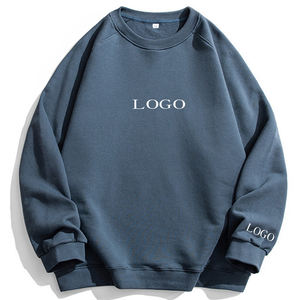 Small Order Quantity Wholesale Spring Autumn Round Neck Hooded Men Plus Large Size Long Sleeve <b>Shirt</b> - Product Image 2