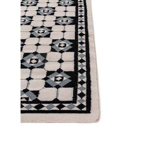 Alfombras de Lana Tejidas Planas Alhambra Ivory, Alfombras Rectangulares Geométricas Hechas a Mano para el Hogar, Sala de Estar, Pasillo, para Adolescentes, Viscosa, Bambú, Seda - Product Image 4