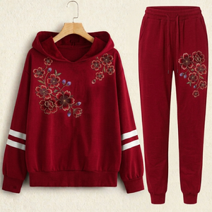 2026 New Design Casual Two-piece Set for Women's Zipper long Sleeves Short <b>Top</b> Custom LOGO Women's Sets Tracksuits Jogger - Product Image 4