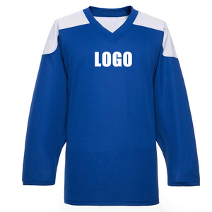 เสื้อทีมฮ็อกกี้น้ำแข็ง2025เสื้อคอวีผ้า100% โพลีเอสเตอร์แห้งเร็วพิมพ์ซับลิเมชันชื่อทีมที่กำหนดเองเป็นมิตรกับสิ่งแวดล้อม - Product Image 1