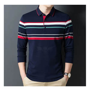 Camiseta de manga larga con cuello redondo, Polo con estampado de logotipo, alta calidad - Product Image 3