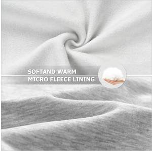 Sudadera con capucha informal con cremallera polar para hombre, chaqueta de calle con bordado personalizado, logotipo personalizado, Sudadera con capucha de lana tecnológica con cremallera completa, 3 paneles - Product Image 2