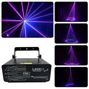 Ventas calientes RGB 0,5 W-15W DMX Etapa Luz láser Blanco y verde Emisión de colores para KTV Disco DJ Night Club Shows Hecho en China - Product Image 3