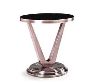 New Vision Elysian Stainless Steel Coffee <b>Table</b> Marble <b>Top</b> | <b>Mirror</b>-Finish Luxury Contemporary Design | Customizable Size Living - Product Image 4