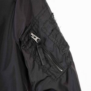 Nouveau design de blousons d'aviateur grande taille de couleur unie pour hommes/meilleur blouson d'aviateur à fermeture éclair et à manches longues avec col montant pour hommes - Product Image 6