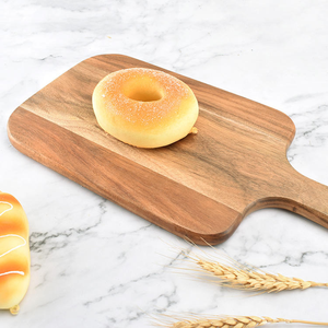 Tabla de Cortar de Madera de Acacia Personalizada al por Mayor con Mango para Uso en la Cocina - Product Image 5