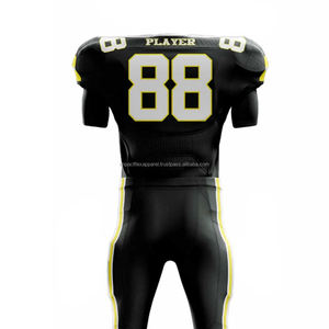 Uniformes Deportivos para Adultos de Poliéster de Alta Calidad 100% OEM, Impresión Digital, Tallas Grandes, Jersey de Fútbol Americano Corto y Transpirable - Product Image 5