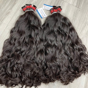 100% cheveux non transformés Extensions de cheveux vietnamiens en gros couleur naturelle 1b faisceaux de cheveux humains bruts à Double tirage - Product Image 3