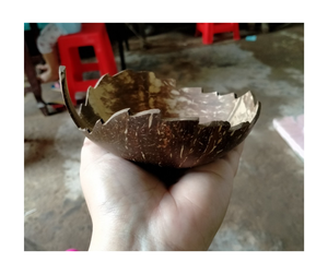 ชามกะลามะพร้าวแกะสลักเป็นมิตรกับสิ่งแวดล้อมชามไม้ไผ่ทำด้วยมือ - Product Image 6