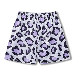 Shorts en maille à sublimation imprimée, design tendance, décontractés pour l'été, séchage rapide, taille élastique, fabriqués au Pakistan - Product Image 2