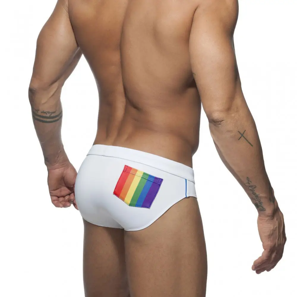 OEM ODM Pride Gay Underwear Manufacturer High Quality Low Rise Mens Briefs Fashion Custom Swim Briefs For Men