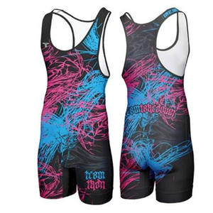 Camisetas de lucha de sublimación con logotipo personalizado de alta calidad, camisetas de lucha para jóvenes y medias de lucha para hombres, venta al por mayor 2026 - Product Image 4