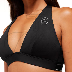 Meilleur prix Soutien-gorge de sport respirant simple sans couture de haute qualité pour femmes Yoga Gym Séchage rapide Extensible dans les quatre sens - Product Image 1