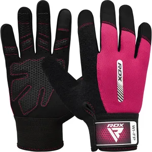 Guantes de gimnasio personalizados, diseño de calidad superior, dedo completo, entrenamiento de levantamiento de pesas, entrenamiento, venta al por mayor, Rosa - Product Image 1