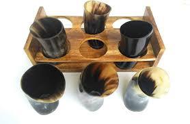 Copa de cuerno Natural hecha a mano de alta calidad, vaso de cerveza vikingo pulido para whisky, producto artesanal natural único - Product Image 6