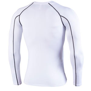 Camiseta Deportiva de Compresión para Hombre, Ligera, de Secado Rápido, Manga Larga, Personalizable con Marca, Ajuste Delgado, Camiseta de Entrenamiento, Protección contra Rozaduras - Product Image 2