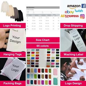 Sudadera con capucha de lana de punto en blanco de Color sólido de manga larga para mujer, chaqueta con capucha para mujer, Primavera, Otoño Invierno, personalizada - Product Image 6