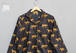 Ensemble de pyjama en coton ultra doux pour femmes, ensemble de pyjama en coton ultra doux, ensemble ethnique de pyjama de demoiselle d'honneur, ensemble court de nuit, grande taille, été - Product Image 5