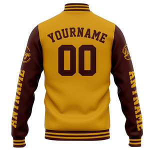 Wholesale Manufacturer Custom Eagle Printed Oversized <b>Sheepskin</b> Leather Varsity <b>Jacket</b> College Baseball <b>jacket</b> for <b>men</b> - Product Image 3