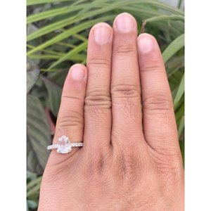 Natural Crystal <b>Quartz</b> <b>Ring</b> 925 Sterling Silver Handmade Gemstone <b>Ring</b> Wholesale Jewelry Supplier - Product Image 5