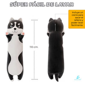 Peluche de Lobo Grande de 110 CM, Juguete de Peluche Suave y Adorable para Perros - Product Image 3