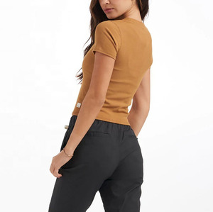 Camiseta OEM personalizada para mujer, ropa para hombre, ropa de calle, pesado, 100% algodón, verano, a la venta - Product Image 5