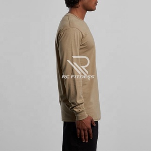 T-shirt basique à manches longues pour homme, en tissu 260g, respirant, anti-boulochage, imprimé décontracté, personnalisable, redéfinit les essentiels de la garde-robe - Product Image 6