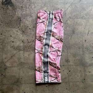 Pantalon coupe-vent en nylon léger avec logo personnalisé pour hommes taille haute décontracté coupe ample jambe large cordon plat devant lourd - Product Image 2