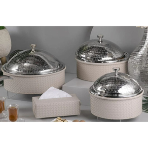 Chauffe-buffet Chauffe-plats Casserole Hot Pot Chauffe-plats Plat de service Vaisselle de salle à manger Serveur de nourriture Hot Pot Serveur de nourriture - Product Image 2