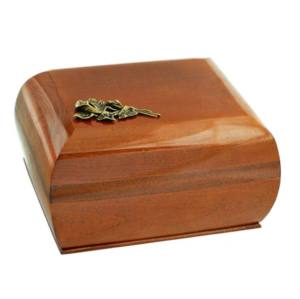 Vente en gros d'urnes de crémation en bois de qualité supérieure avec des prix bas, boîte d'urnes de crémation en bois de mangue de forme carrée - Product Image 1
