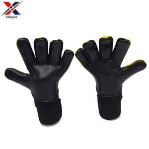 2026 Super Soft Leather Professional Football Goalkeeper Gloves Non-Slip Breathable Full <b>Finger</b> Protection Adjustable High - Product Image 3